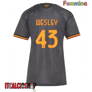 AS Roma Wesley Franca #43 Terza Maglia Femmina 2026-27 Manica Corta AS Roma Wesley Franca #43 Terza Maglia Femmina 2026-27 Manica Corta